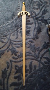 Vintage "EL DUQUE DE ALBA" Toledo 42" Mid Evil Sword Replica