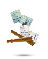 YOKU Sapelewood Double Inhalers with 12 Citrus Mint and Black Pepper quit vaping
