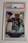 2014 Topps Finest Tom Brady Xfractor #97 PSA Mint 9 Patriots