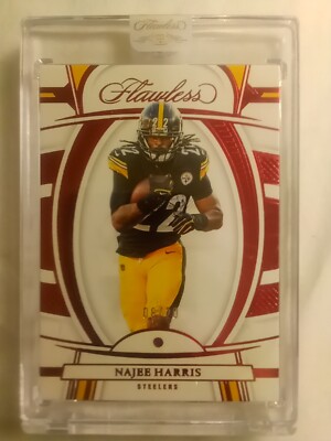 Najee Harris 2022 Panini Flawless Football Card FACTORY SEALED Ruby Gem SP #8/20