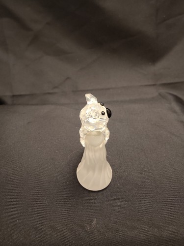 Glass Crystal Koala Bear Ornament Figurine 5cm Tall VGC Frosted Glass Tree - Picture 5 of 8