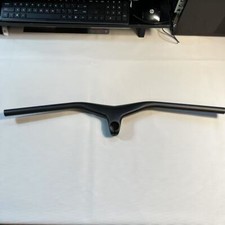 MTB Handlebar Stem Integrated -17 Degree Carbon 1-1/8" Bicycle Riser Handle Bar