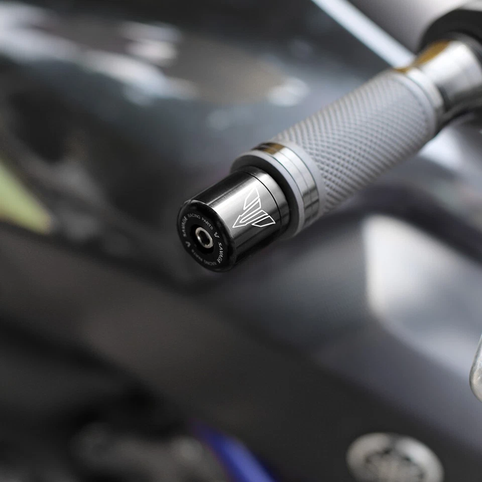 Tapas de extremo de manillar para YAMAHA TDM 850/900 XJ600 MT-07 MT-09 MT-10 FZ07 FZ09 Foto 4 de 4