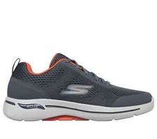 Skechers GO WALK ARCH FIT Herren Grau Sneakers Mesh Sportschuhe 216116CCOR