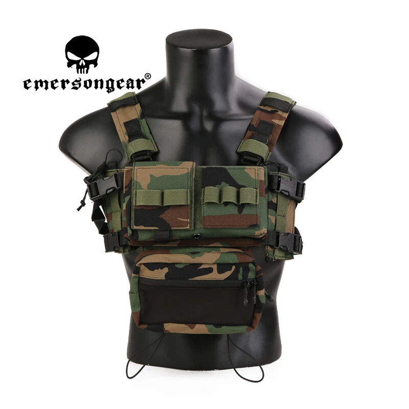 Emersongear MK3 Chest Rig Tactical Vest Micro Fight Modular Hunting Plate Carry - Image 2 of 4