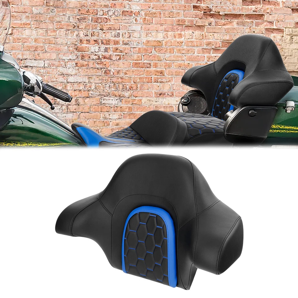 Almohadilla de respaldo envolvente para maletero King apta para Harley Touring Road King 2014-2023 Foto 2 de 4