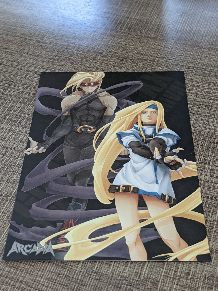 Guilty Gear XX Limited Vintage Post Card Zato-ONE & Millia Rage