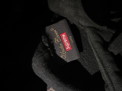 2016 FW Supreme Undercover Anarchy Hooded Sweatshirt Hoodie Black 