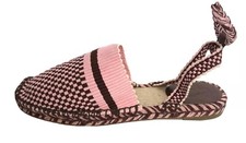 Antonina Women Shoes Size 40 NIB Espadrille Pink/choco