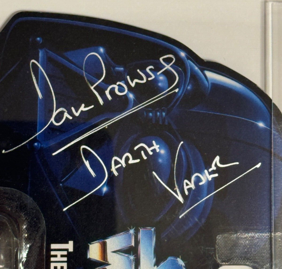 Vintage Star Wars-DARTH VADER Action Figure SIGNED - David Prowse