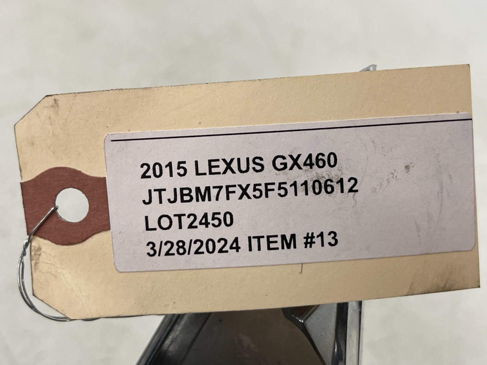 2014-2019 Lexus GX460 Front bumper chrome trim molding OEM 53121  