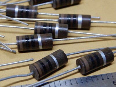 Vintage Carbon Comp 2 Watt Resistors Allen-Bradley Stackpole IRC You Choose