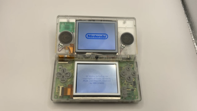 Nintendo DS Lite Console Clear Custom Transparent Clear w/ Stylus