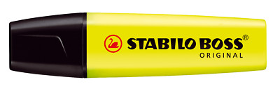 Textmarker Stabil Boss Original gelb