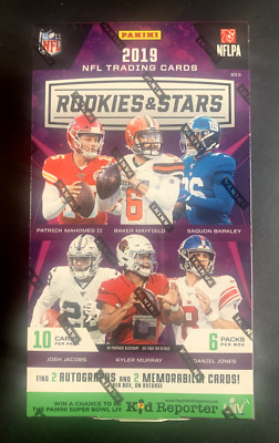 2019 Panini NFL Rookies & Stars Hobby Box FACTORY SEALED-Kyler Murray Rookie RC?