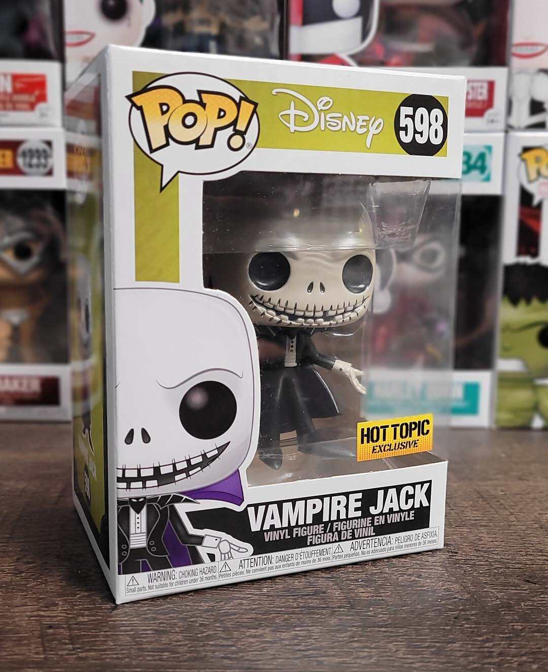 Vampire Jack #598 - ¡Pesadilla Antes De Navidad Pop! [Hot Topic Exclusivo]