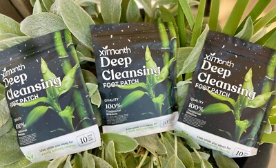 New! 30 Premium Detox Foot Pads For Deep Cleansing ~Pack Of 3 - Ships From U.S