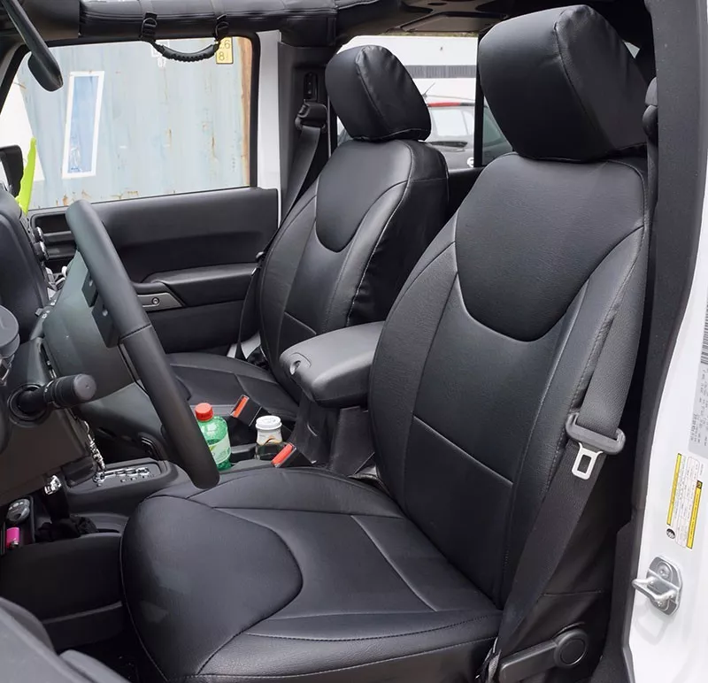 FOR 2013 2018 JEEP WRANGLER JK IGGEE CUSTOM MADE FIT 2 FRONT SEAT