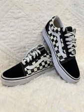 Size 6 - VANS Old Skool Black Checkerboard 