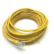 Digitus Cat 6A Patch Cord, Yellow, Length: 10M, 26/7 AWG Cat6 Ethernet Cable