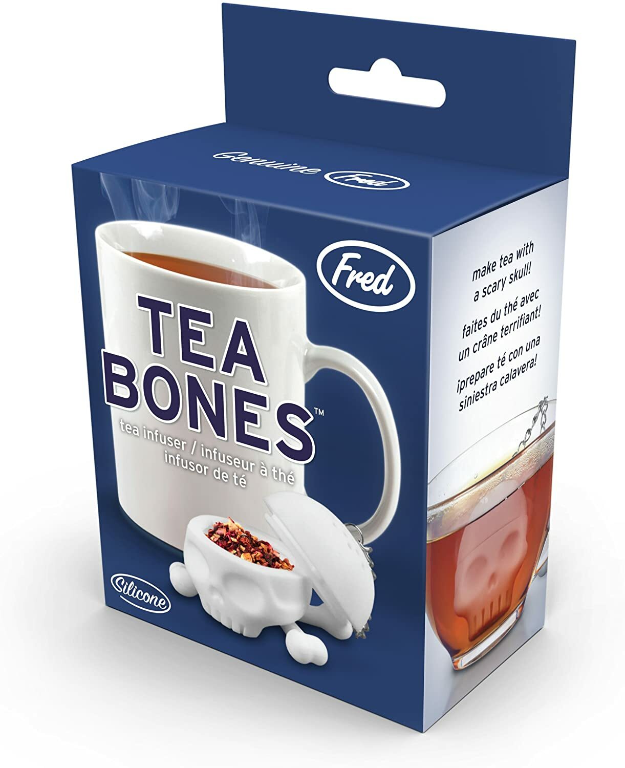 🔥Fred Silicone TEA BONES Skull Tea Infuser✨✨GREAT ITEM✨✨