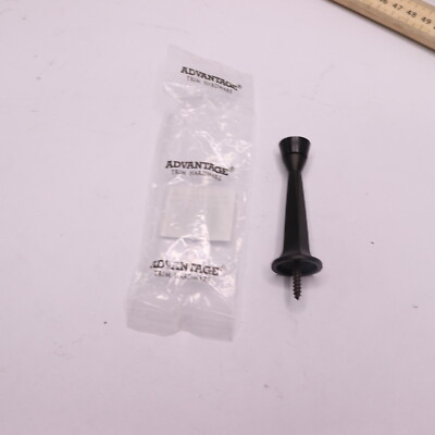 Rigid Door Stop Black 3'' HRDS3019