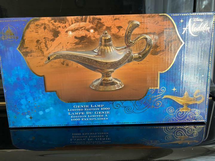 Disney Aladdin 2019 Genie Lamp Limited Edition 4000 In Box