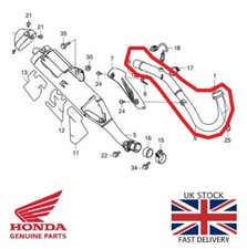 Honda GENUINE CRF250L RALLY Exhaust Muffler Downpipe Pipe 2017 - 2021