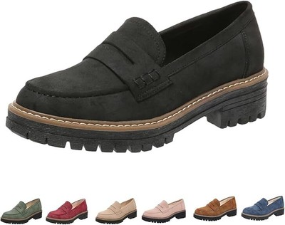 Bootara Loafers Women,Chunky Loafers Women