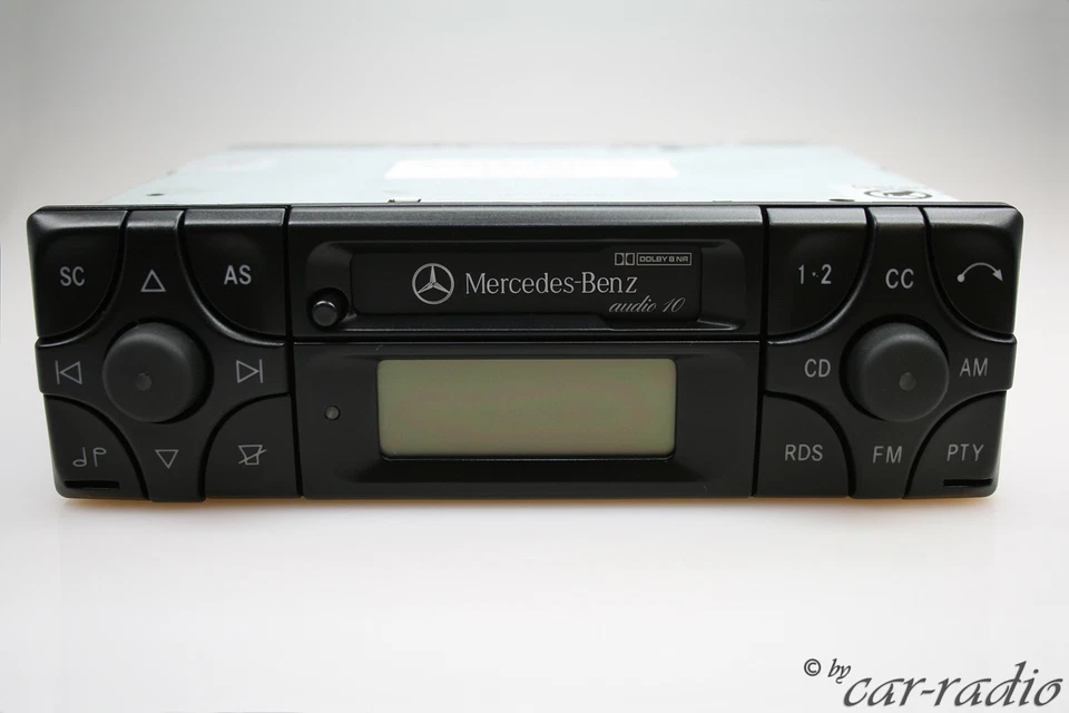 Original Mercedes W126 Radio Audio 10 BE3200 Becker Kassettenradio S-Klasse C126 - Bild 4 von 4