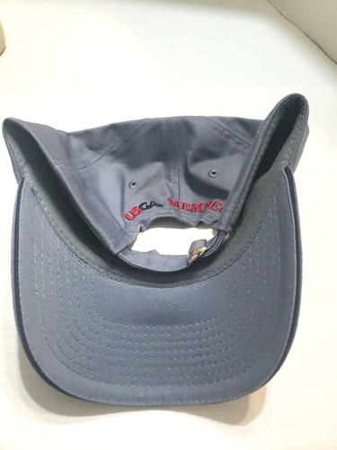 USGA Member US Open 2010 Pebble Beach Unisex Gray Golf Baseball Cap Hat New - Picture 2 of 9