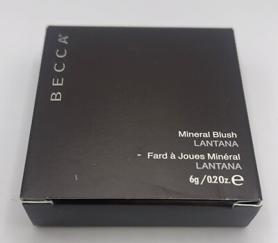 Becca Mineral Blush LANTANA 6g  Authentic New Boxed  ultra poppy crimson