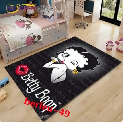 Betty Boop 3D Anti-Slip Floor Rugs Girls Bedroom Decors Mat Carpets Doormat Gift - Picture 6 of 12