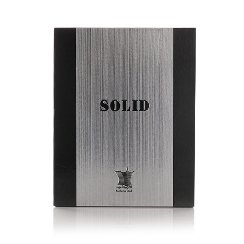 Solid Arabian Oud 75ml レア香水 Solid Silver by Arabian Oud 75ml Men Western Spray - Free Express