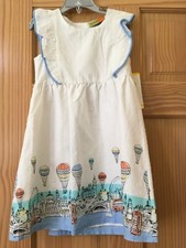 NWT Penelope Mack White Balloon Dress Girls Swiss Dots 4T,5,6,6x