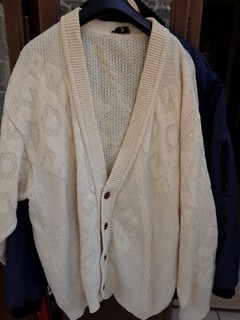 Gilet homme double XXL couleur écru état neuf