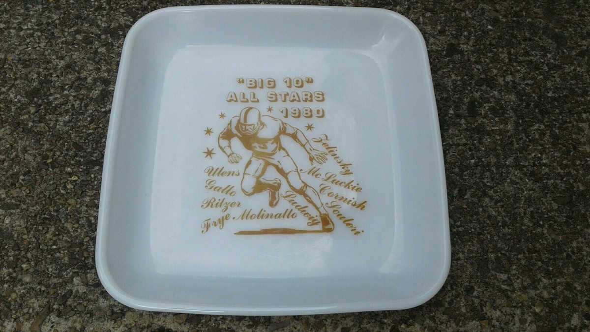 Corning Dietary Products 96504-10 Airplane Plate BIG 10 ALL STARS