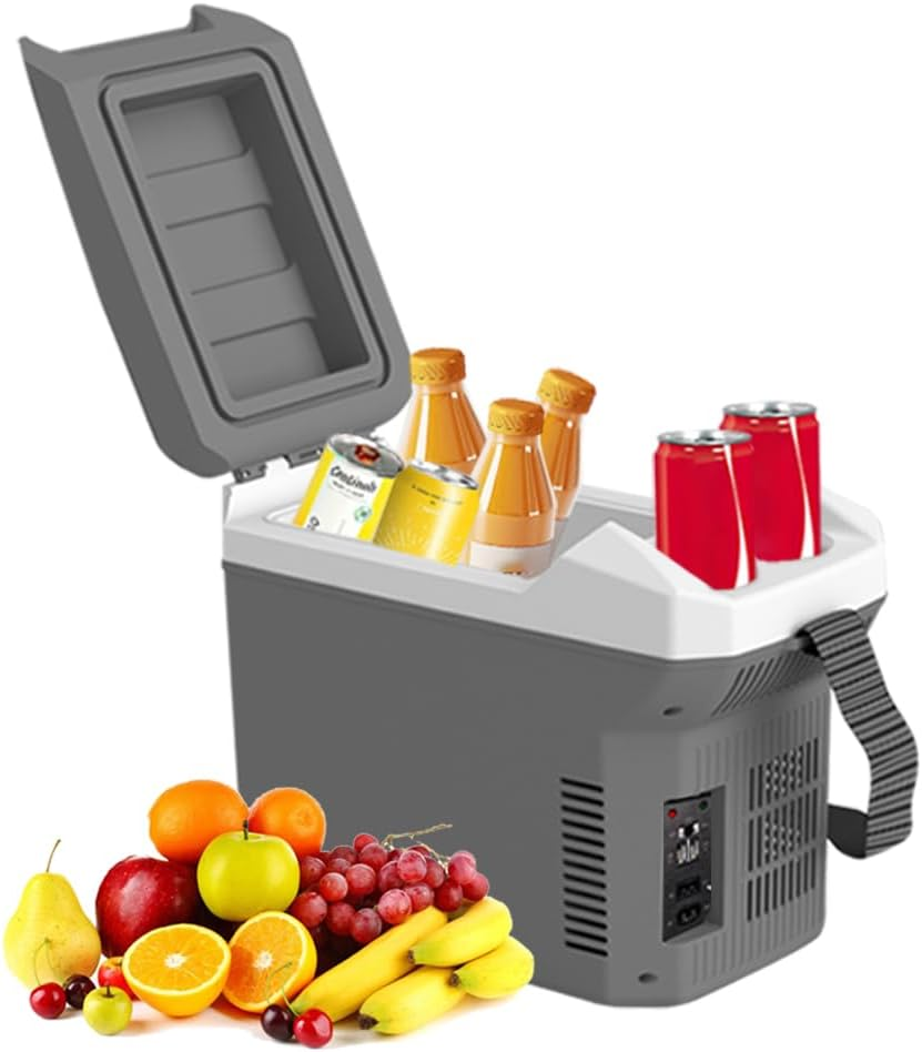 8 Liter/Quart Electric Car Cooler & Warmer 12V Plug in Cooler with AC/DC Car Min