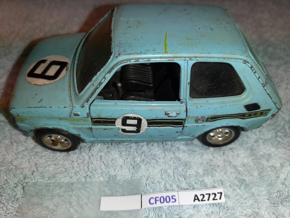 A2727 MODELLISMO AUTOMOBILE FIAT 126 AZZURRO 1/25 MEBETOYS 8564 - Immagine 4 di 4