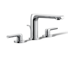 Kohler Avid K-97352-4-CP Widespread Bathroom Sink Faucet Drain Polished Chrome