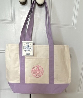 LIMITED EDITION Trader Joe s Large Canvas Tote, Spring 2026