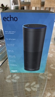 Preowned Amazon Echo GEN 1 BLACK  Alexa Smart Speaker SK705DI 