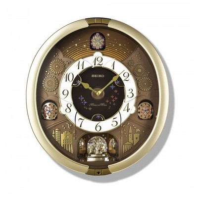 Melodies in Motion Batterie Musik Wanduhr QXM620G