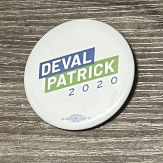 Official Political Memorabilia/button 2020 Deval Patrick for president