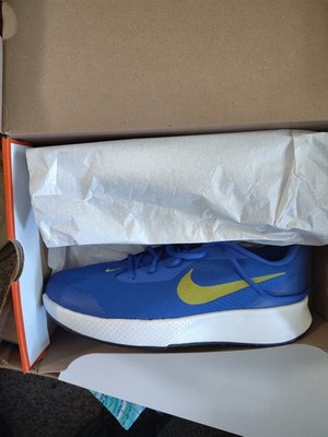 M Nike Vapor Lite 3 HC Tennis Blue/Yellow, Size 12, Brand New In Box FZ2155 401