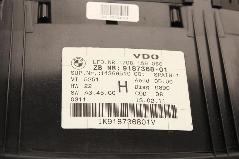 CLUSTER VELOCÍMETRO BMW 328i 335i 2011 11 2012 12 2013 13 918736801 1367128 Foto 2 de 4