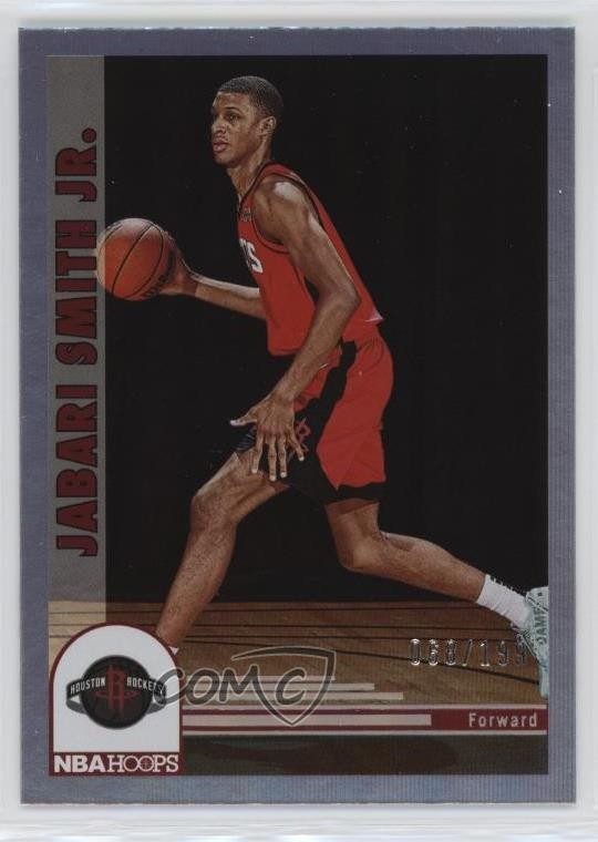 2022 Panini NBA Hoops Tribute Silver 68/199 Jabari Smith Jr #283 Rookie RC 1o6w