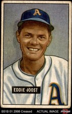 1951 Bowman #119 Eddie Joost Athletics 2.5 - GD+