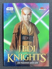 Jedi Padawan Jecki Lon 2025 Topps Finest Star Wars Smugglers Outpost Green /99