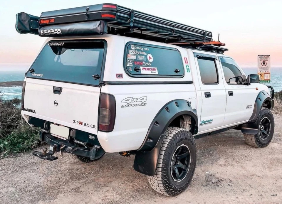 Jungle Flares to suit Nissan Navara D22 1997-2015 Front + Rear Genuine Fit - image 4 of 4